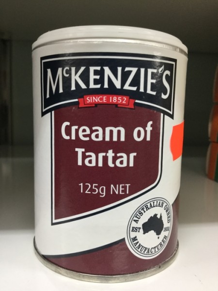 Mckenzie's Cream Of Tartar 125G