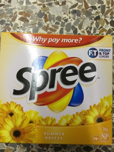 spree washing powder