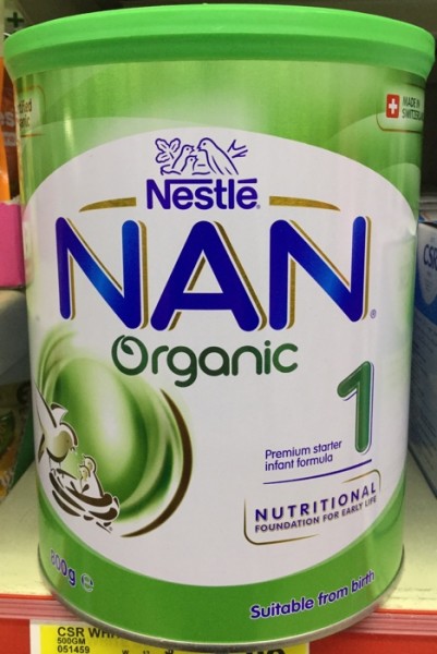 nestle nan organic