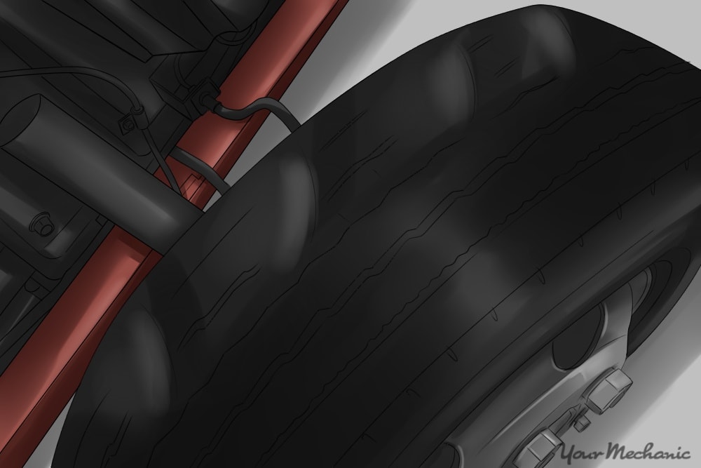 image of tire showing high and low speeds