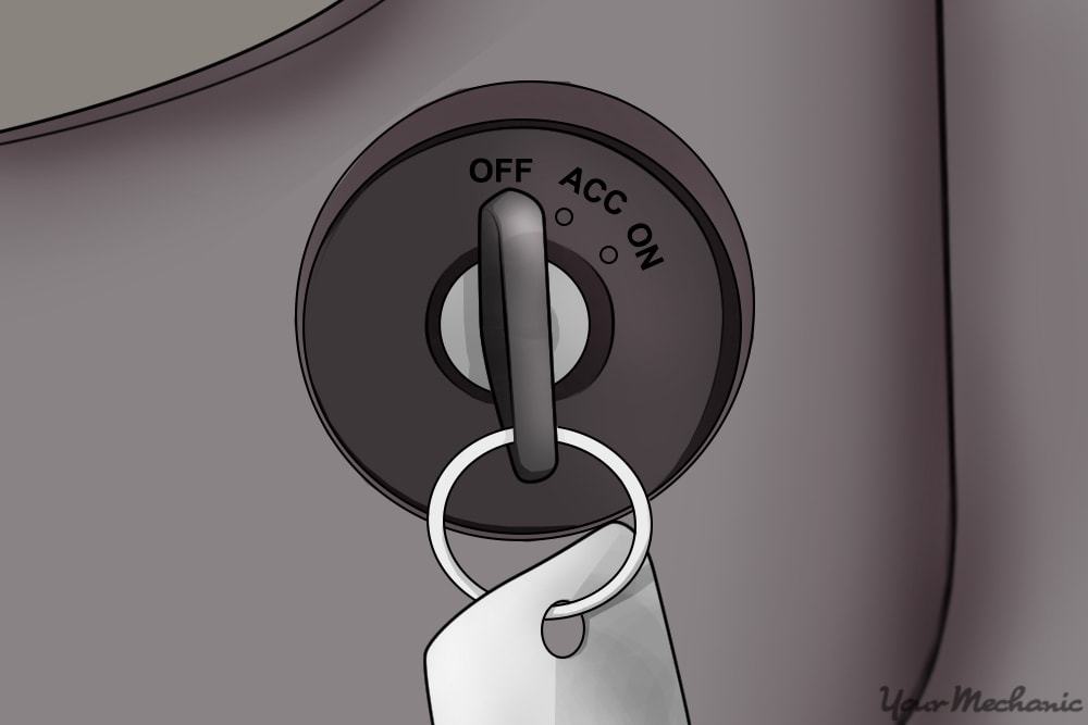 key in off position