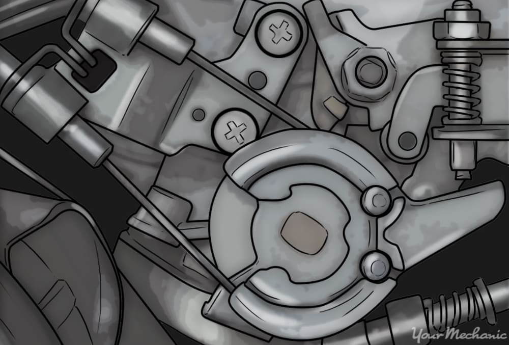 reconnecting throttle cable at the throttle body