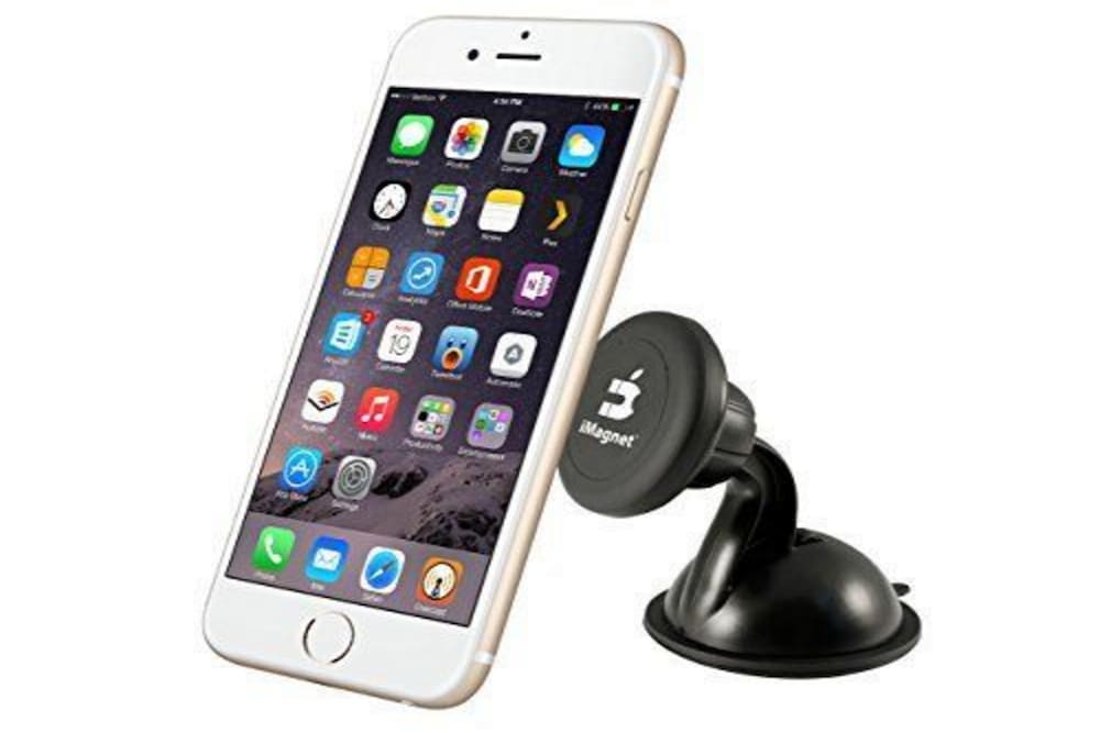 The Original iMagnet Cradle-less Universal Car Phone Windshield Dashboard Mount Holder