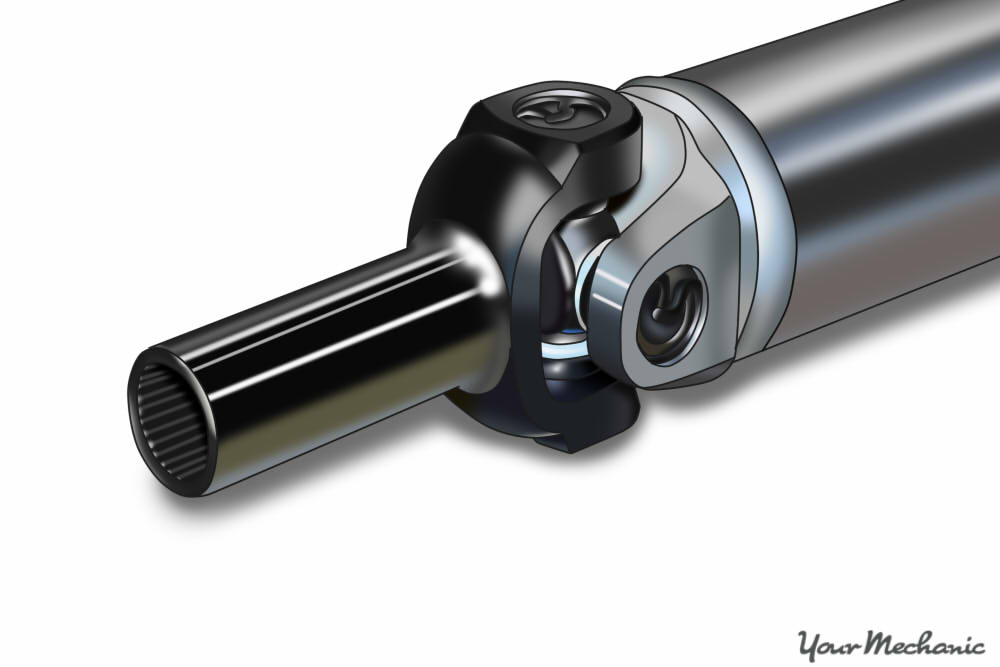 slip yoke on output shaft