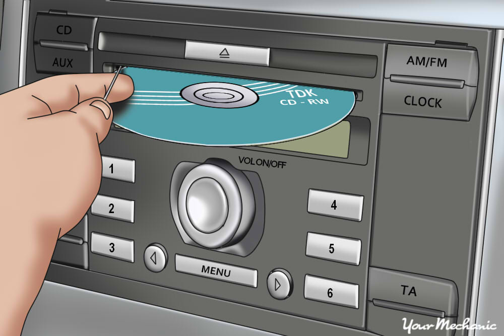 Vaderlijk overschot plaats How to Remove a CD Jammed in a Car Player | YourMechanic Advice