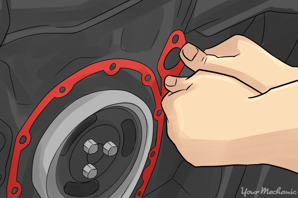 Timing cover hot sale seal replacement