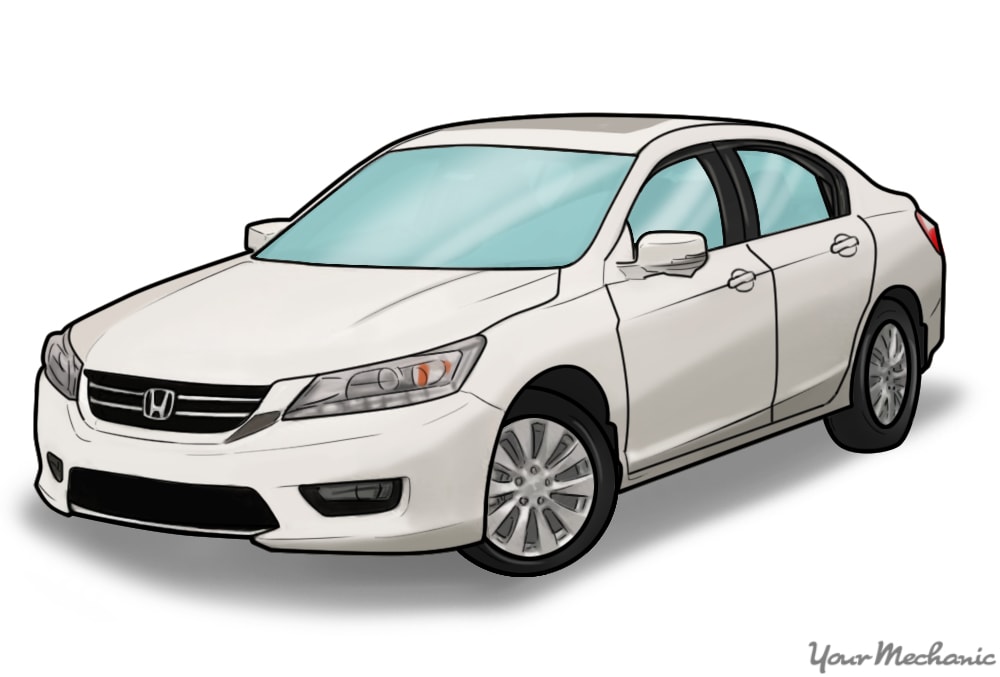 white honda accord