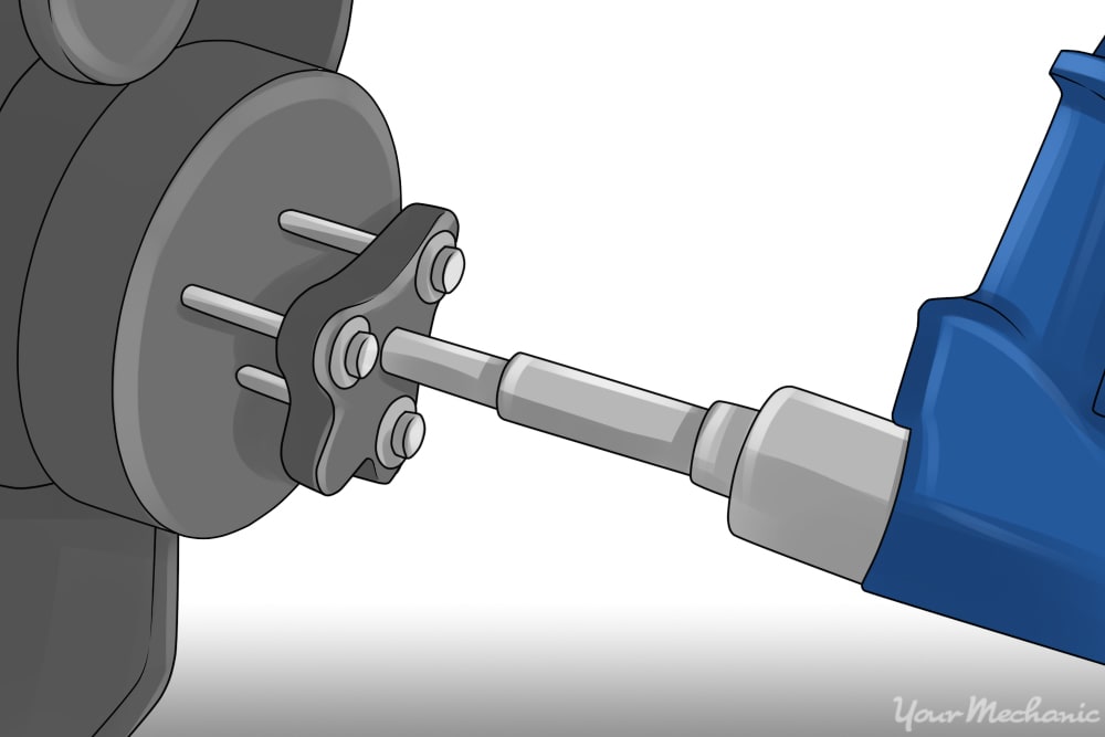 Install the front pulley (Harmonic Balancer)