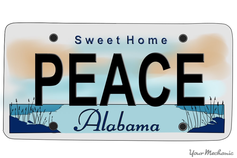 How to Buy a Personalized License Plate in Alabama YourMechanic