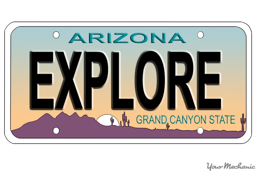 How To Buy A Personalized License Plate In Arizona Yourmechanic Advice