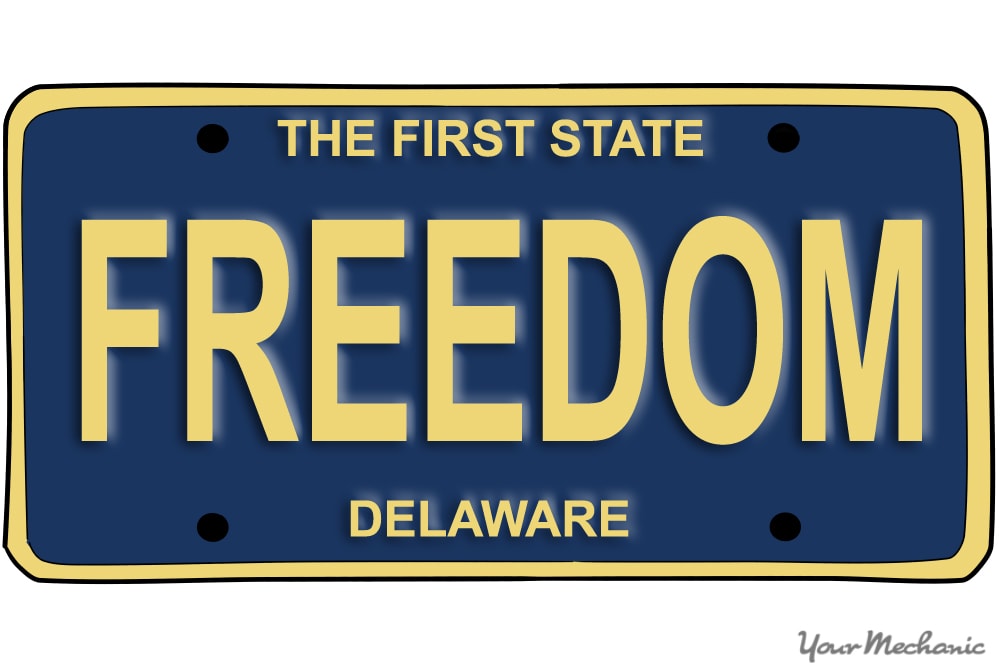 How to Buy a Personalized License Plate in Delaware YourMechanic