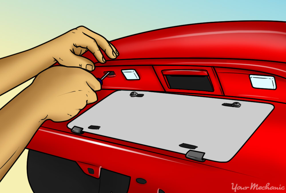 How to Replace a License Plate Bulb 