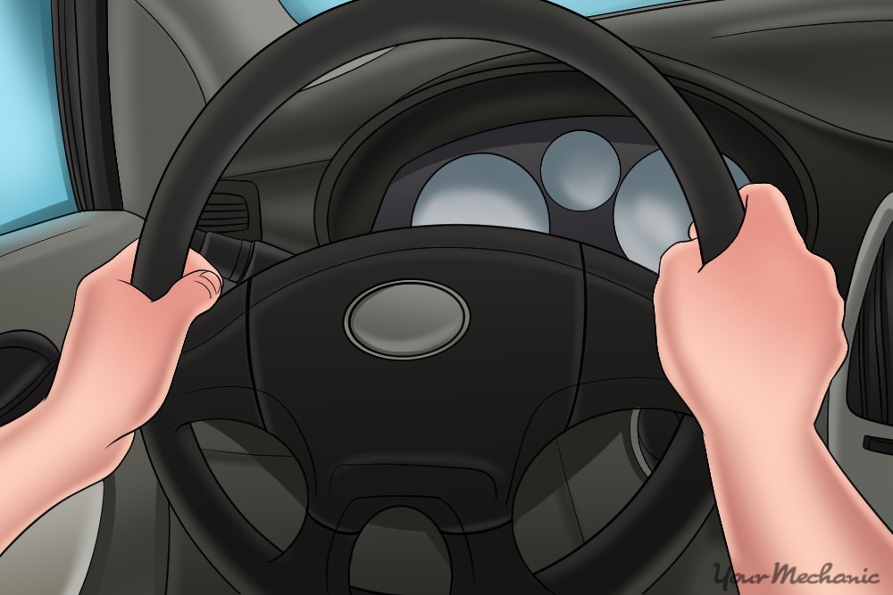 steering wheel pulls to the right while driving