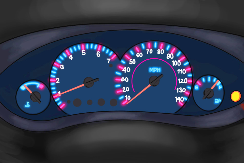 Car speedometer lights deals