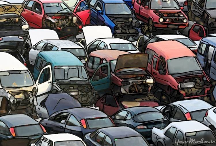 How much do junkyards buy new arrivals cars for