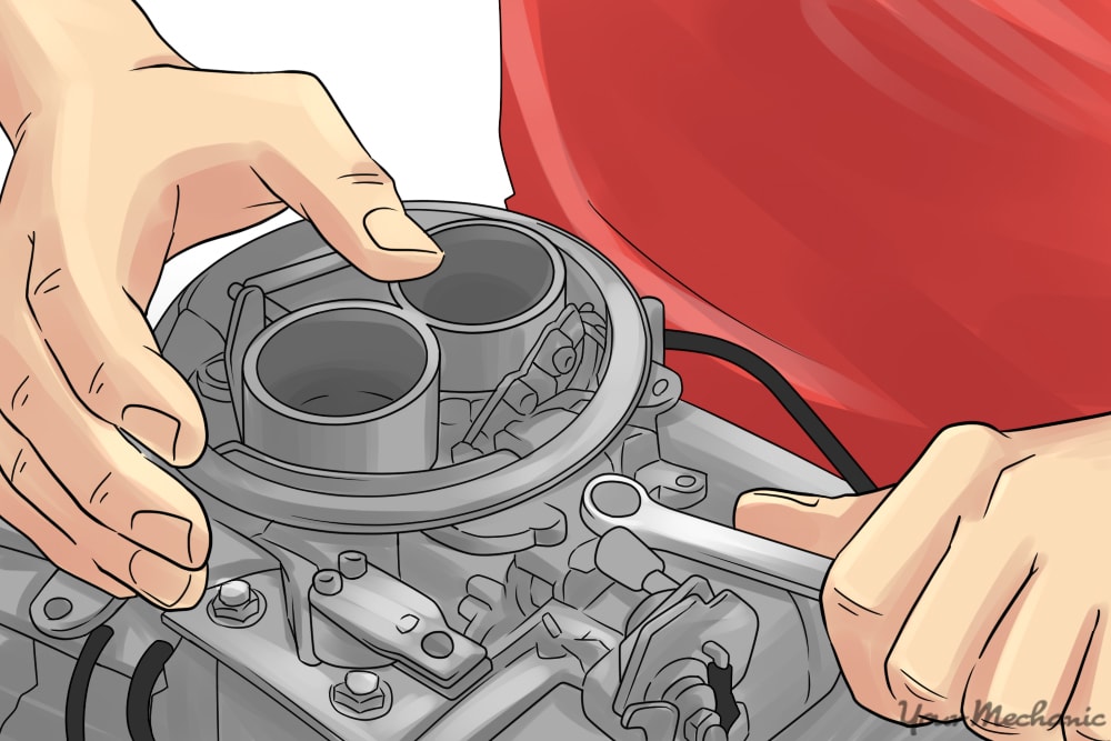 Carburetor in car outlet