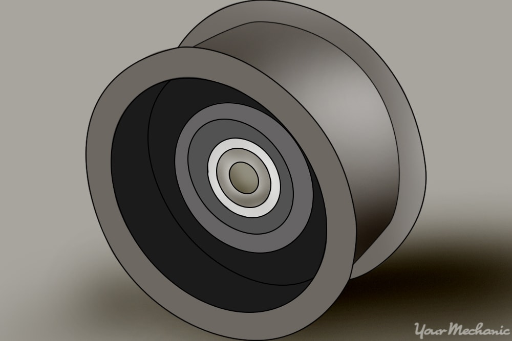 How to remove belt tensioner pulley sale