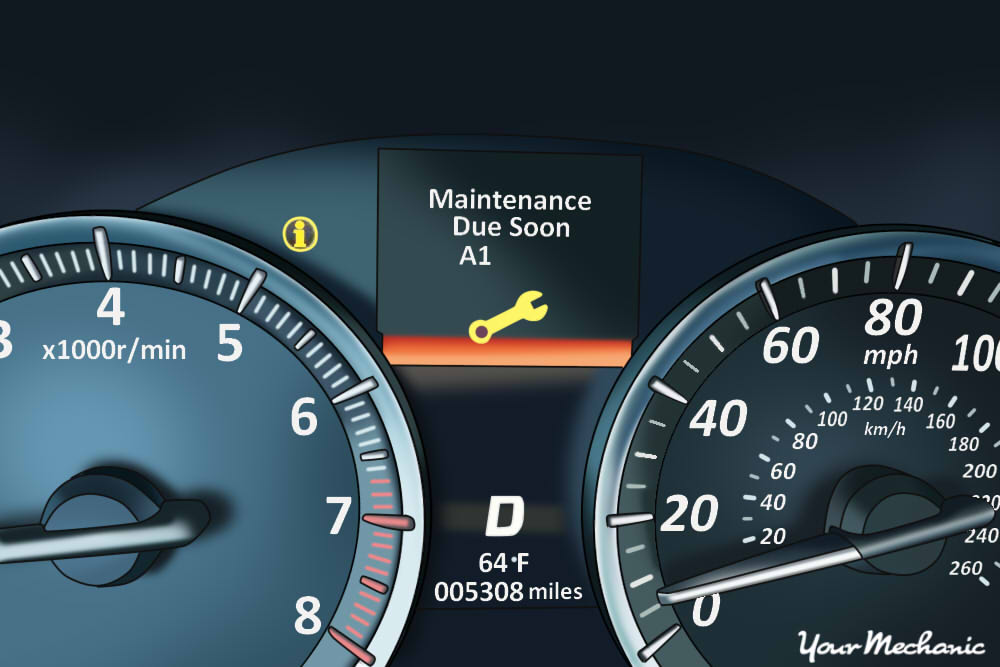 Service warning light store