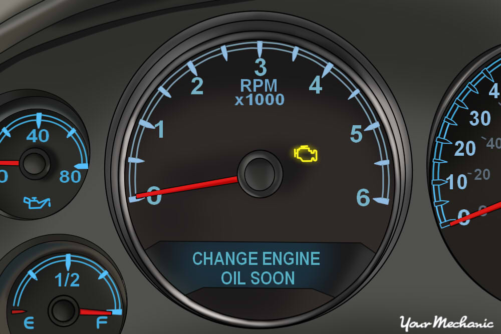 how much oil does my car need when light comes on