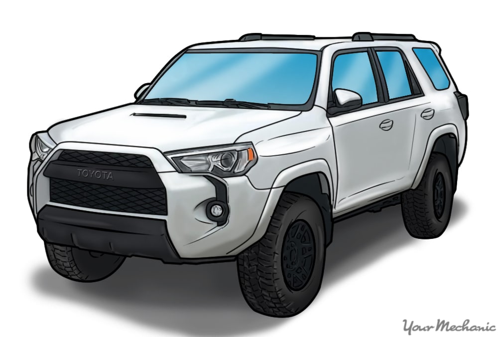 front view of toyota 4runner pro