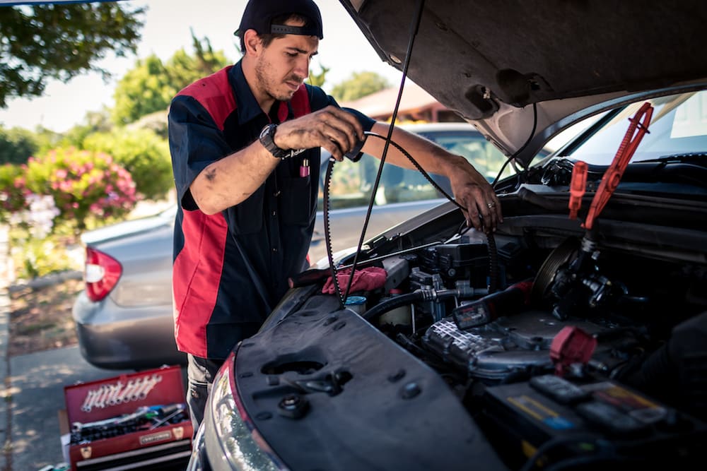 removing timing belt