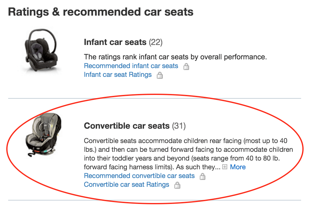 Consumer reports convertible car seats cheap
