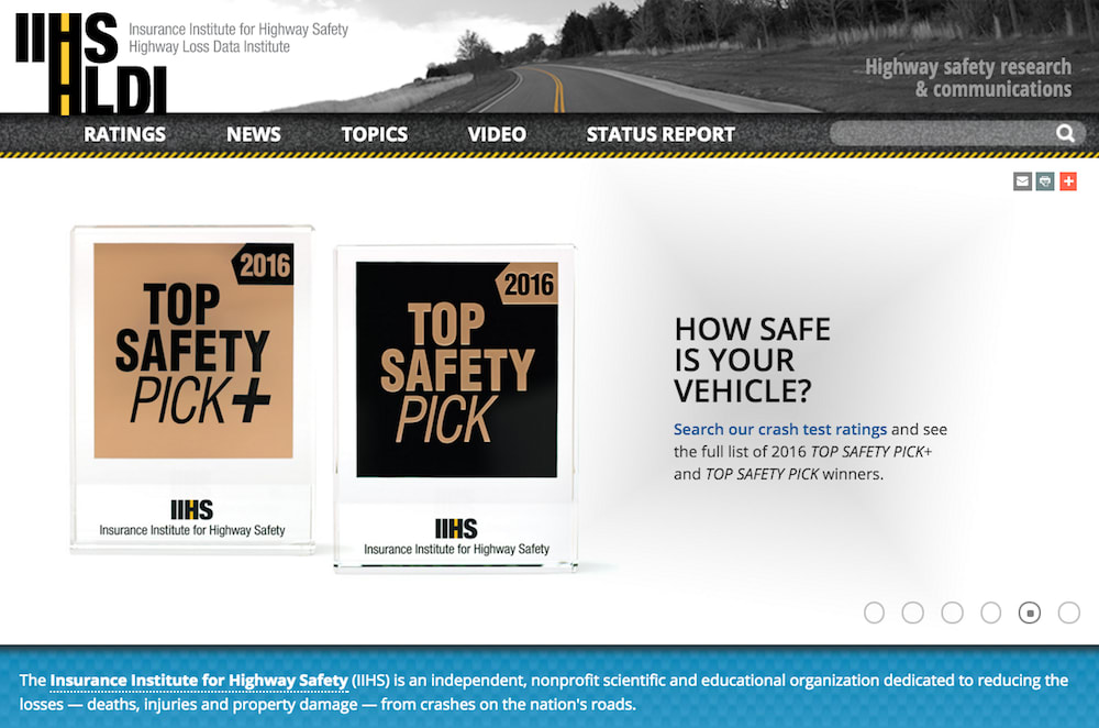 IIHS home page