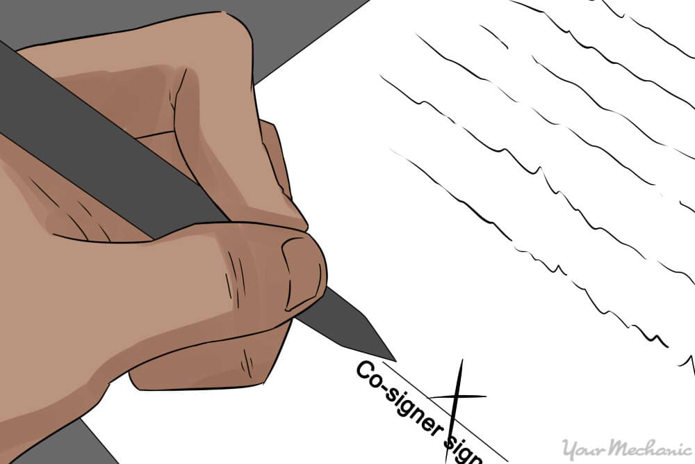 person about to sign a document