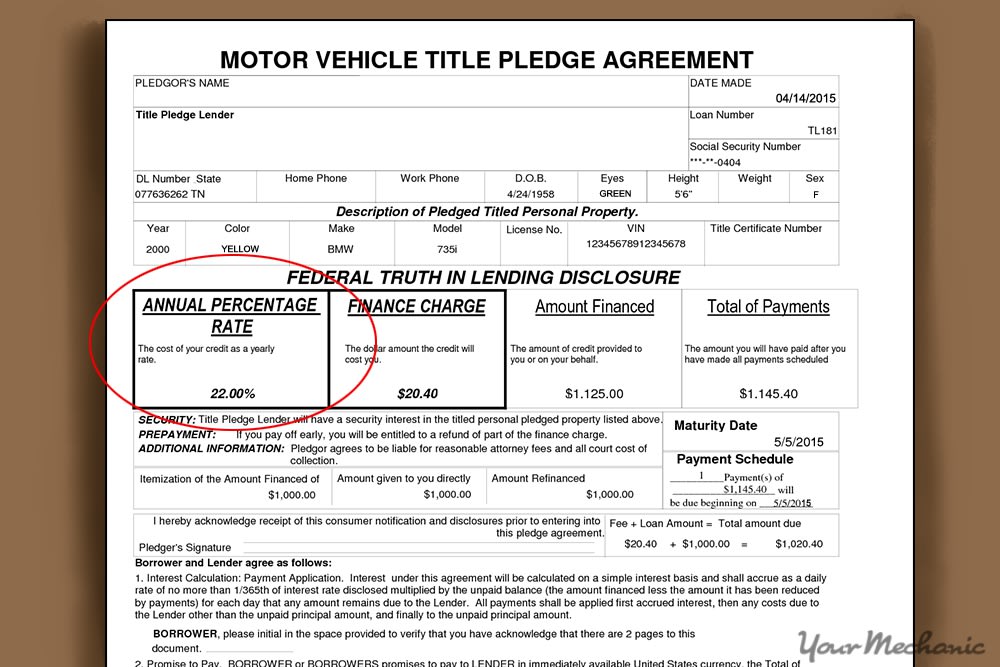 How to Determine the Total Interest Paid on a Car Loan YourMechanic