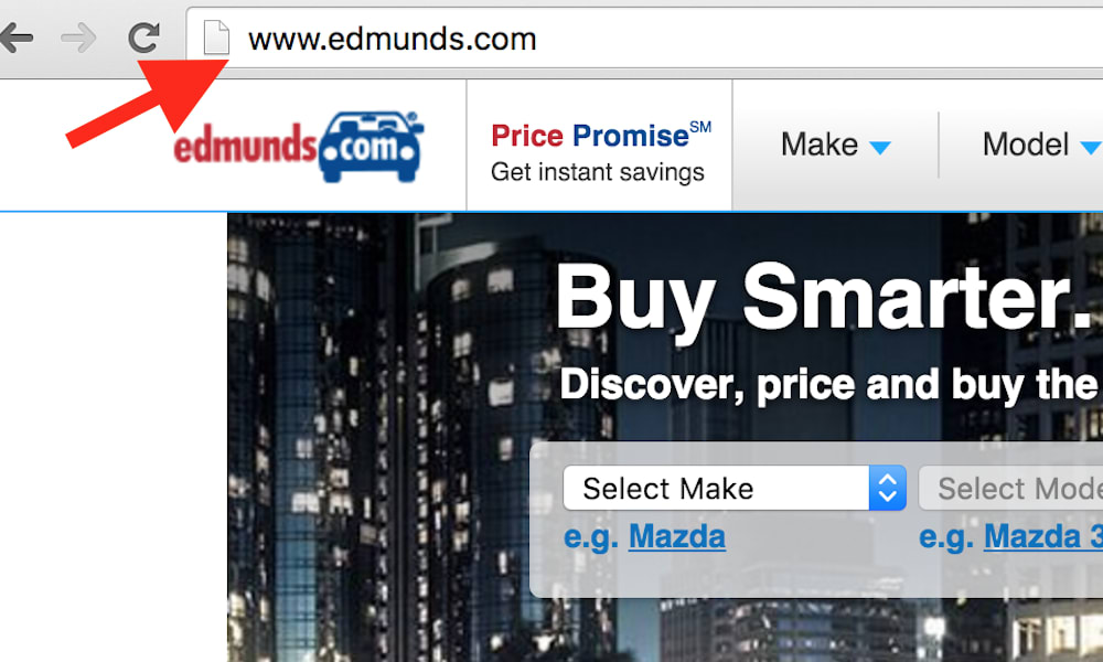 type in edmunds url