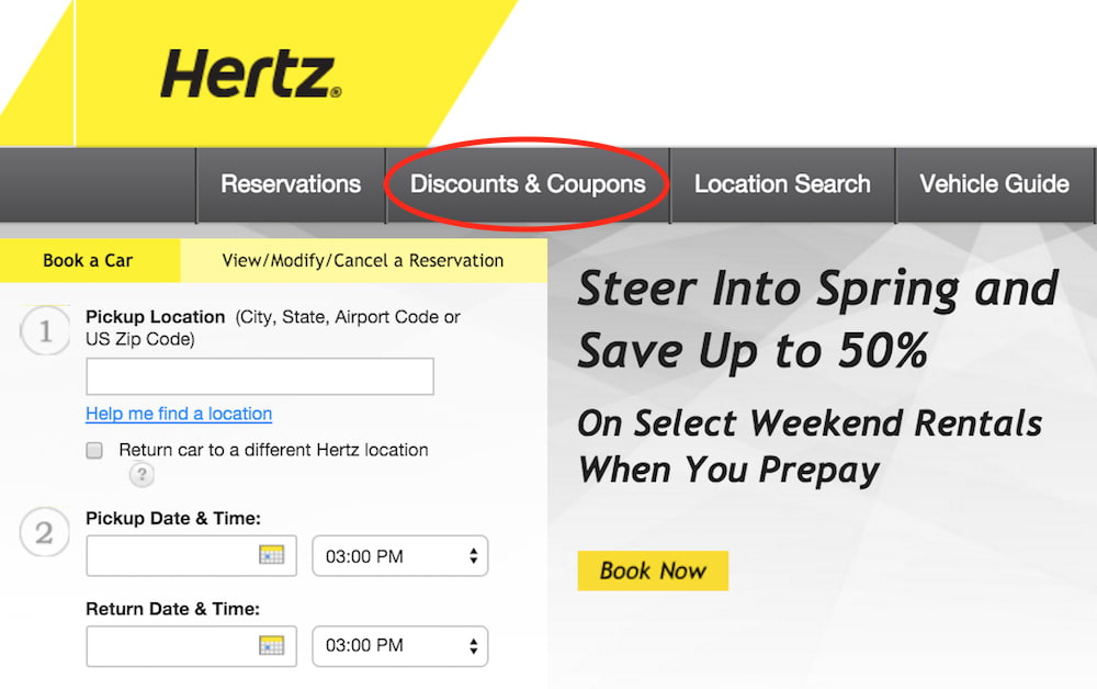 hertz homepage