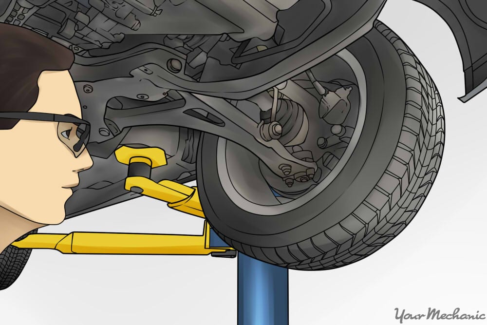 How safe/dangerous is this? Part that holds rear left suspension to frame  seems to have broken loose : r/MechanicAdvice