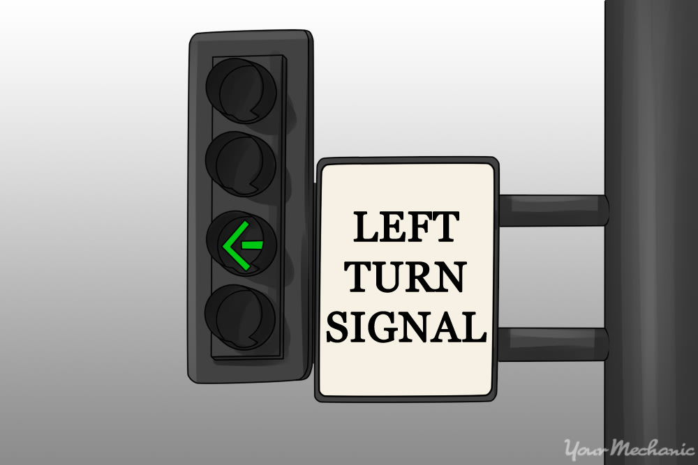 left turn arrow at stop light