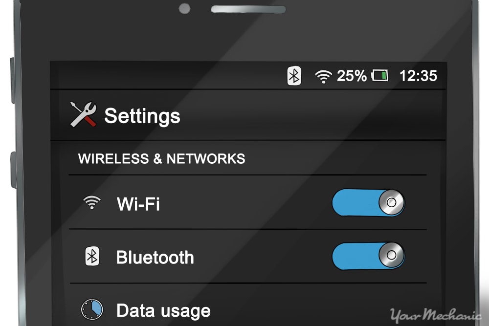 wireless/network settings shown