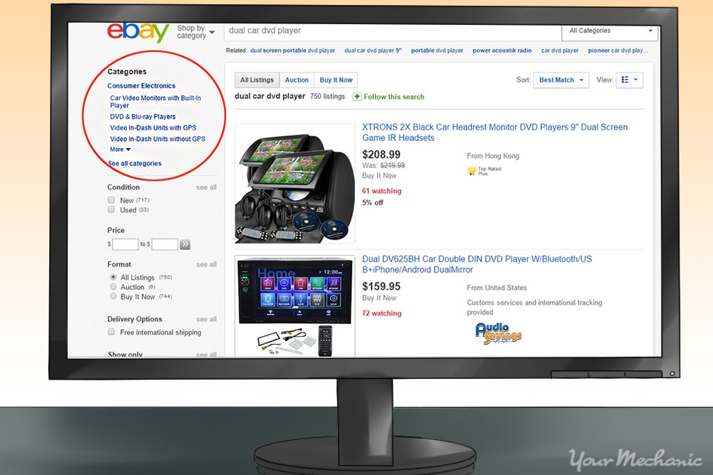 ebay截图高亮显示类别