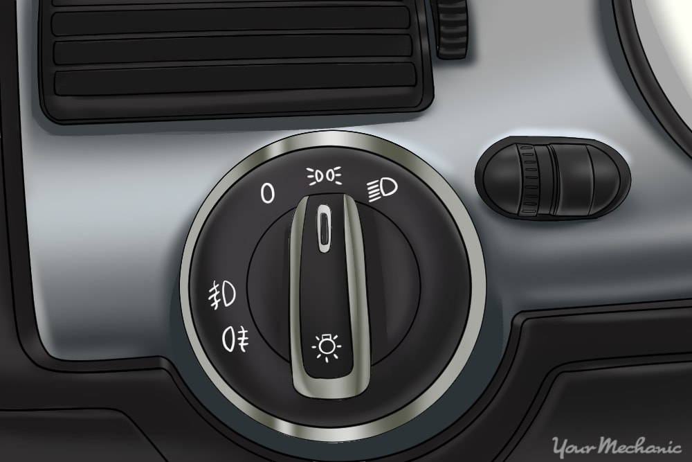 rotational type of fog light switch