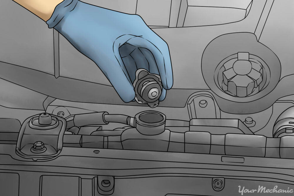 How to remove radiator cap cheap