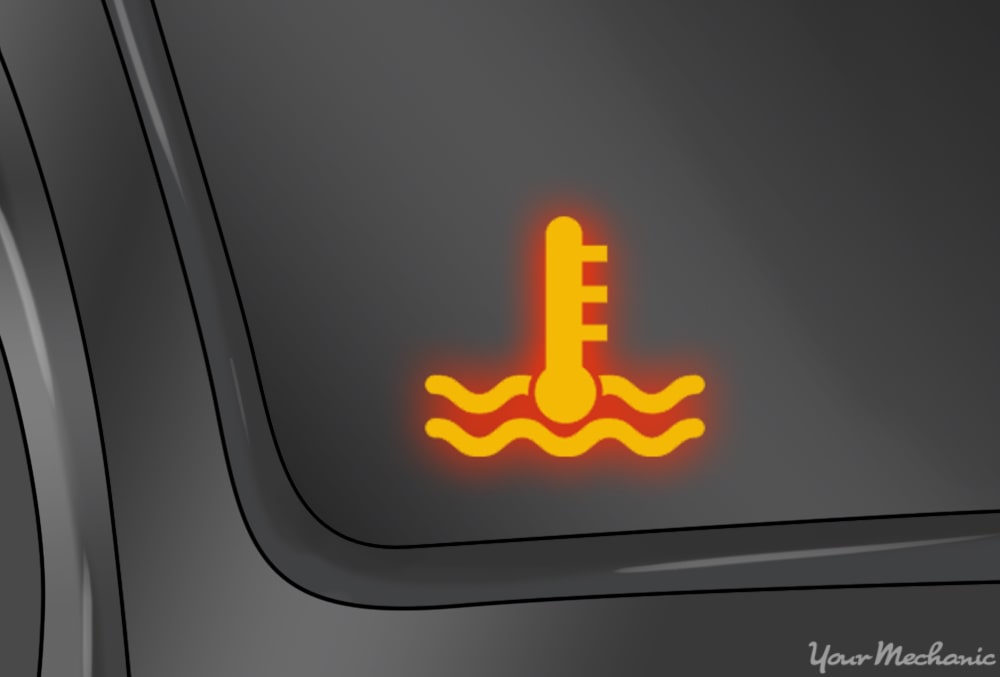 coolant level warning light will illuminate when the sensor is working but turn off when coolant is fill