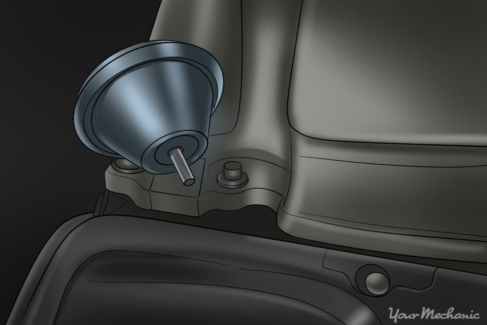 vacuum inlet on automatic timing advance unit