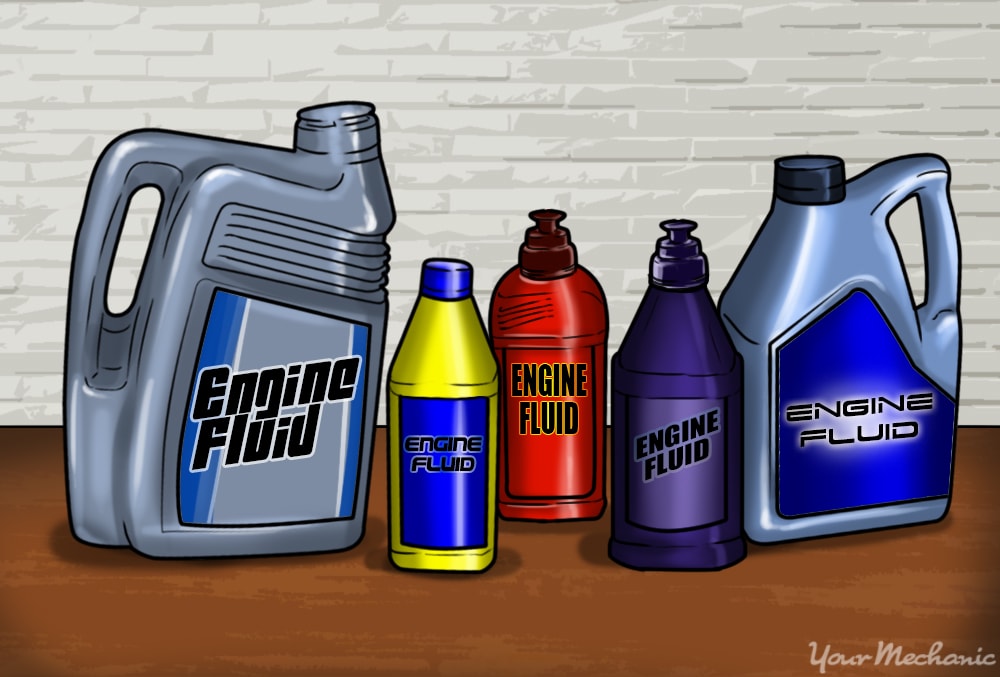 different fluid containers