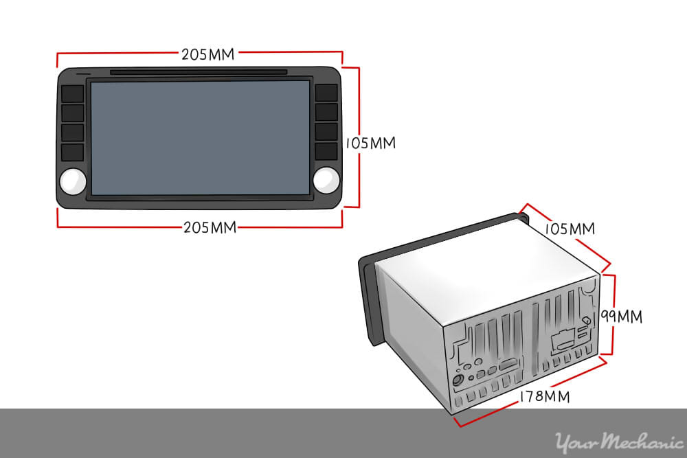 DIN measurement size and dimension