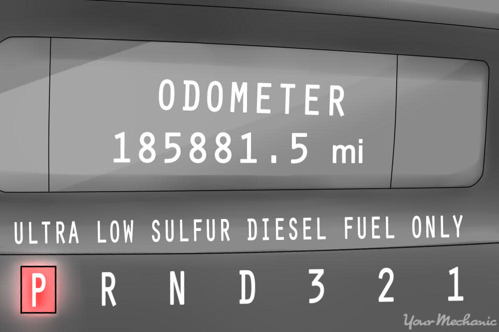 dashboard reading ultra low sulfur diesel fuel only