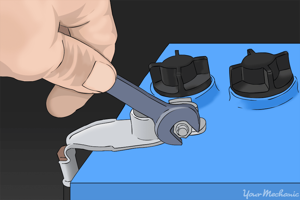 removing negative terminal of the battery