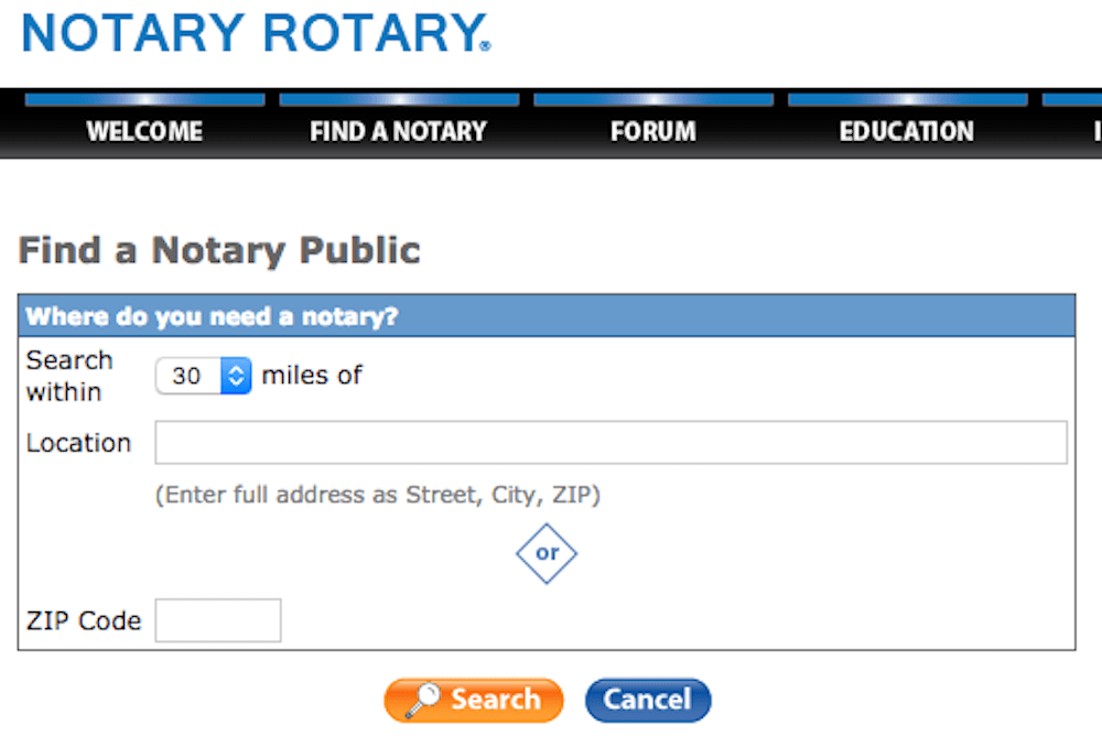 notary rotary