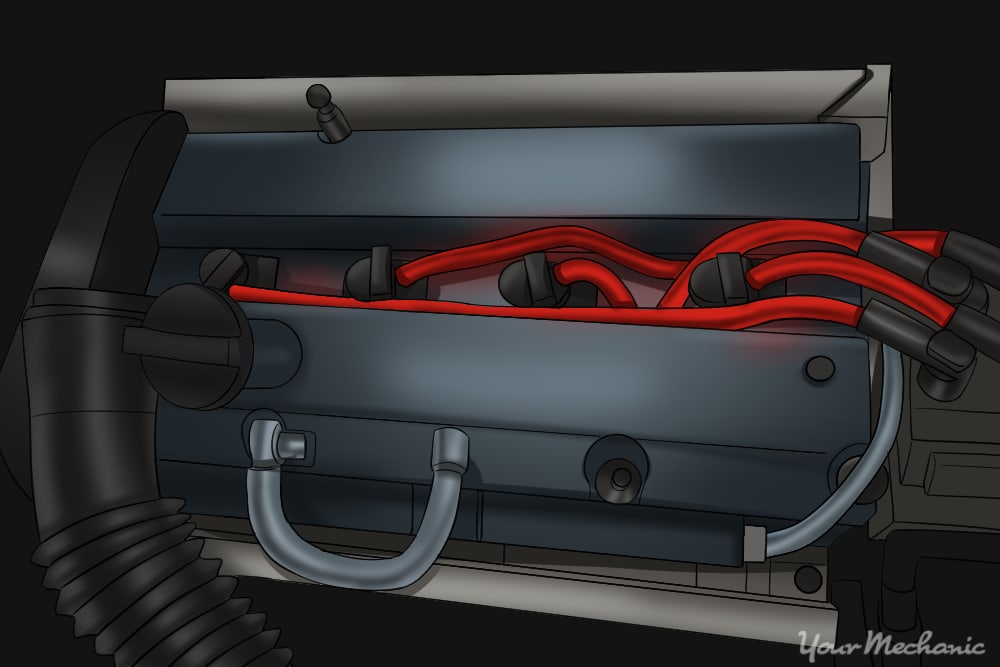 location of ignition cables