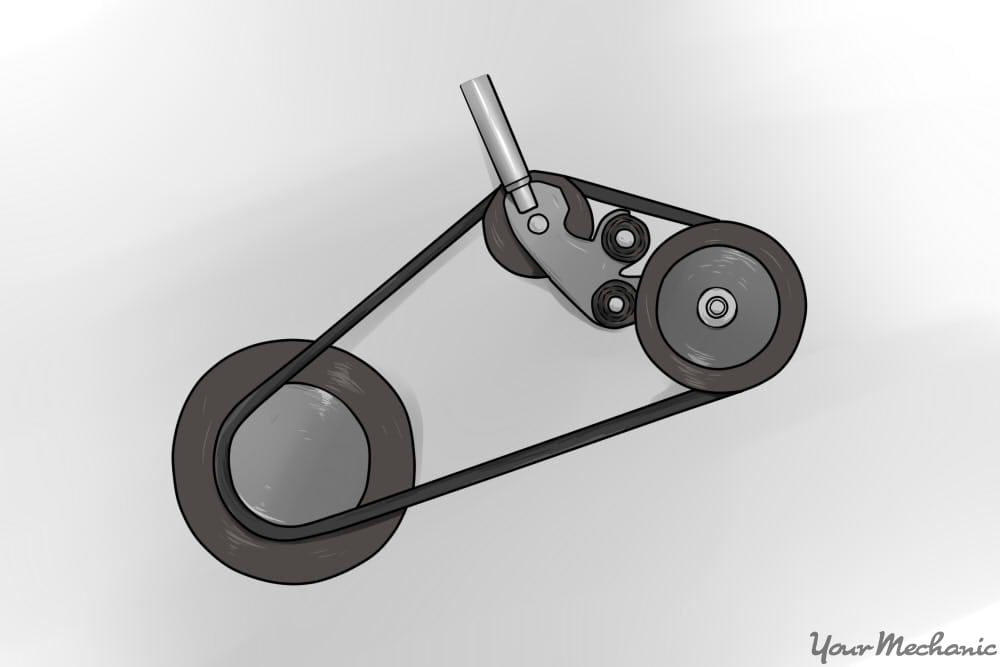 How to tighten power steering belt sales
