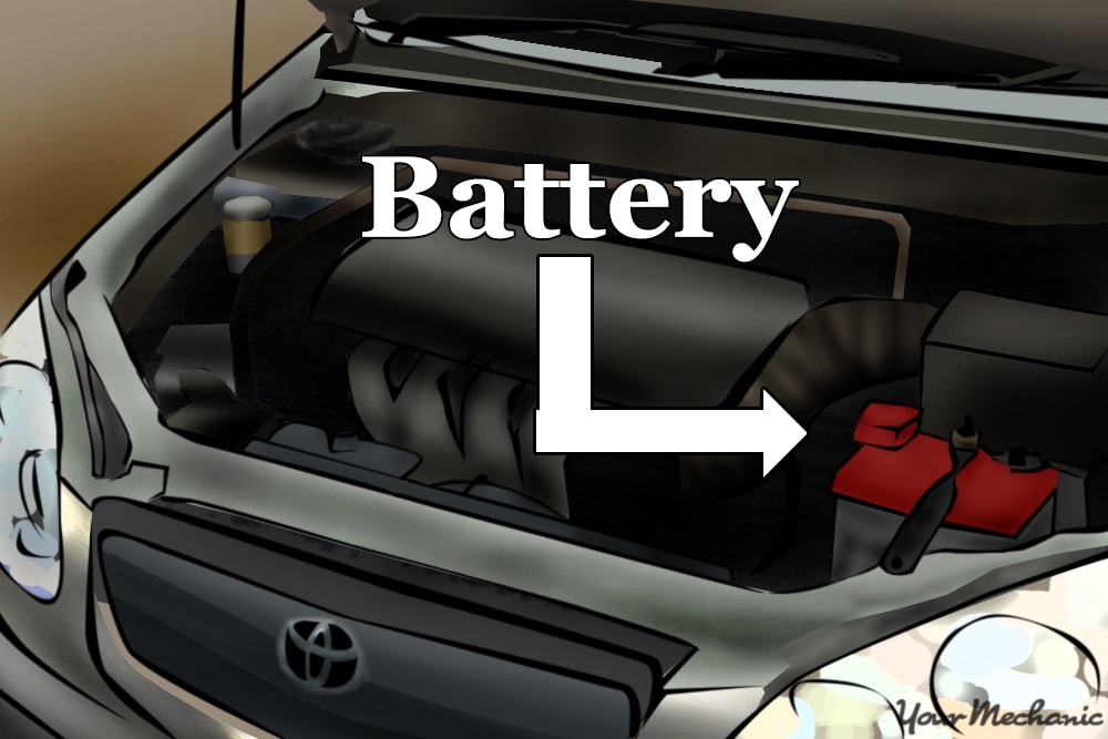 engine battery location