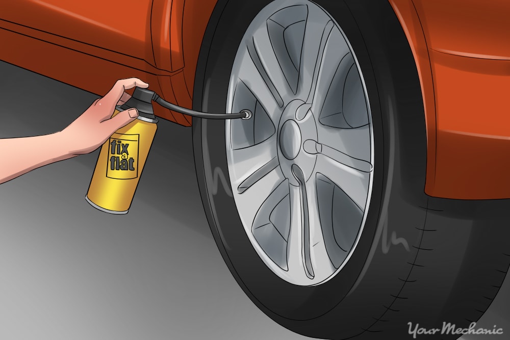 How to use cheap fix a flat
