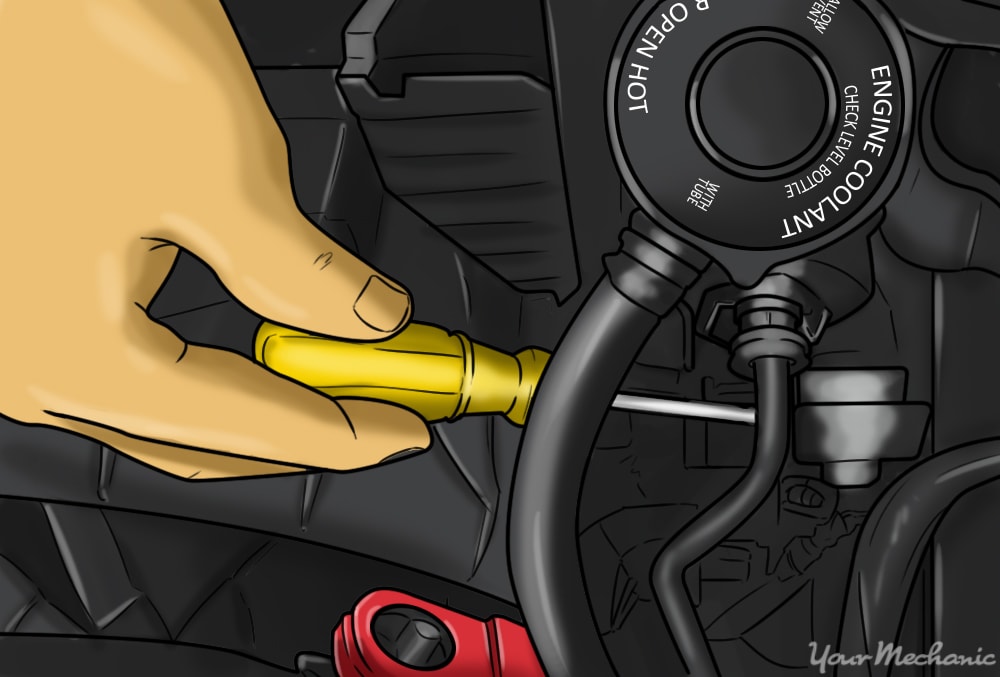 How To Replace A Coolant Level Sensor Yourmechanic Advice