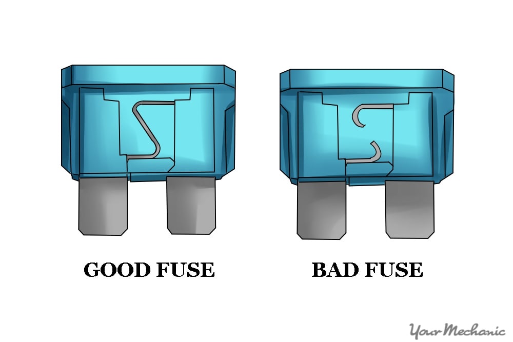 good fuse side by side to bad one